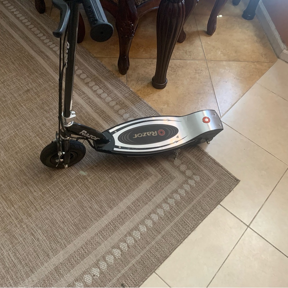 Razor Black and Silver Electric Scooter
